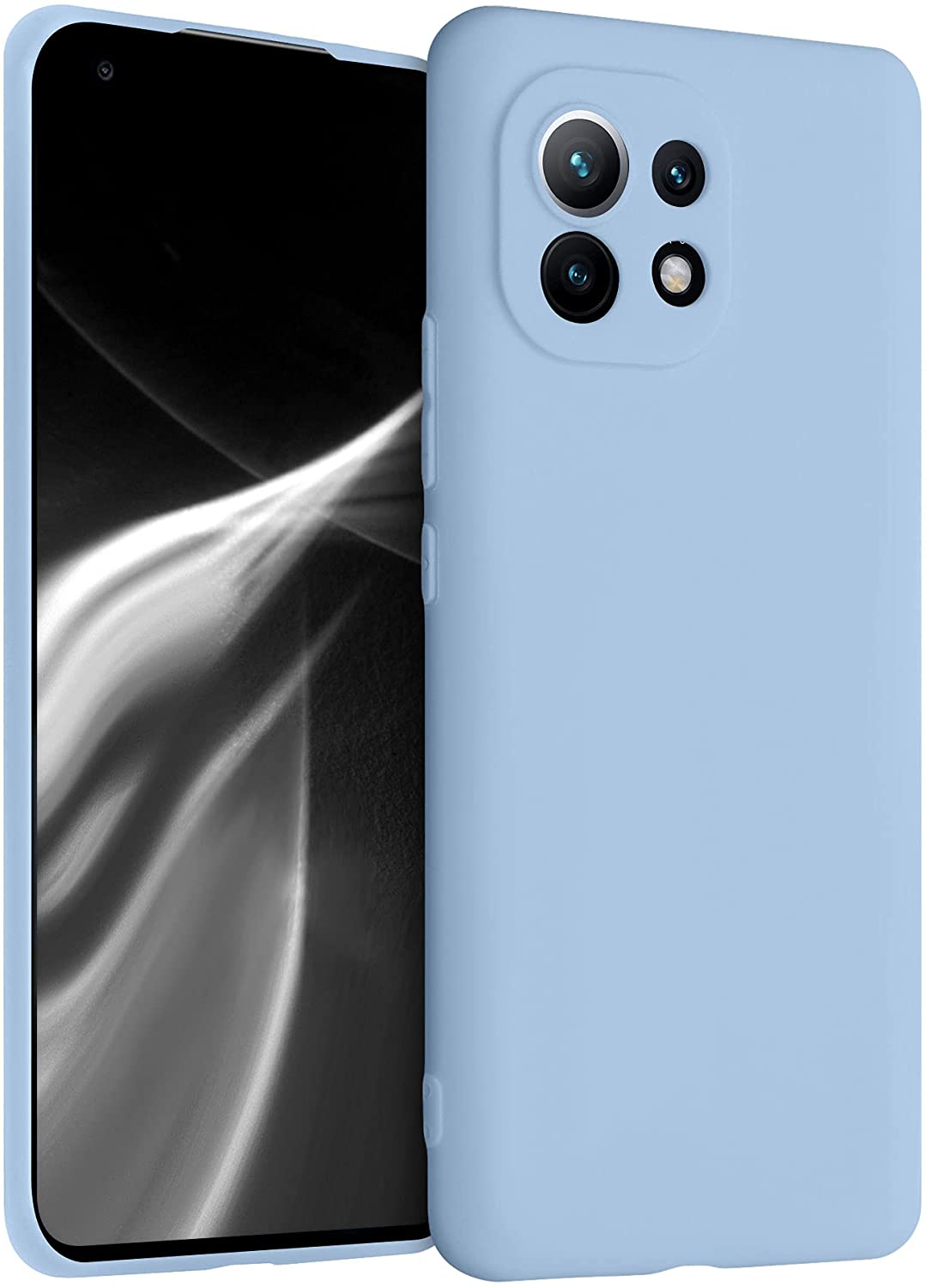 KW Xiaomi Mi 11 Θήκη Σιλικόνης TPU - Light Blue Matte - 54188.58