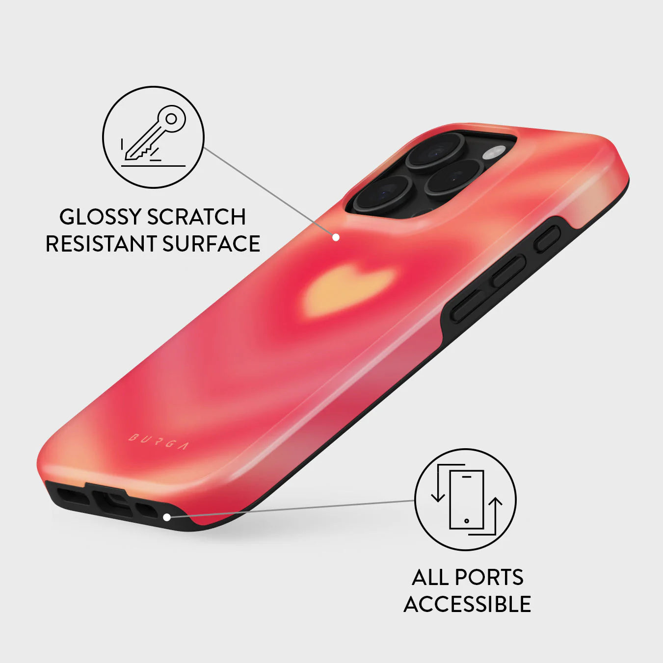 Burga iPhone 16 Pro Max Fashion Tough MagSafe Σκληρή Θήκη με MagSafe - Awakening