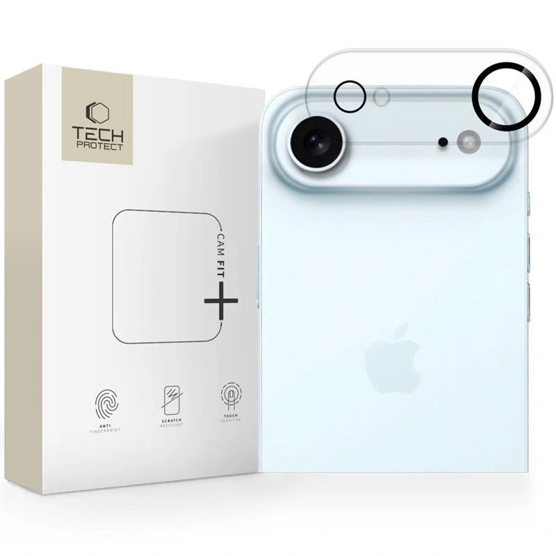 Tech-Protect iPhone Air Cam Fit+ Αντιχαρακτικό Γυαλί για την Κάμερα - Διάφανο