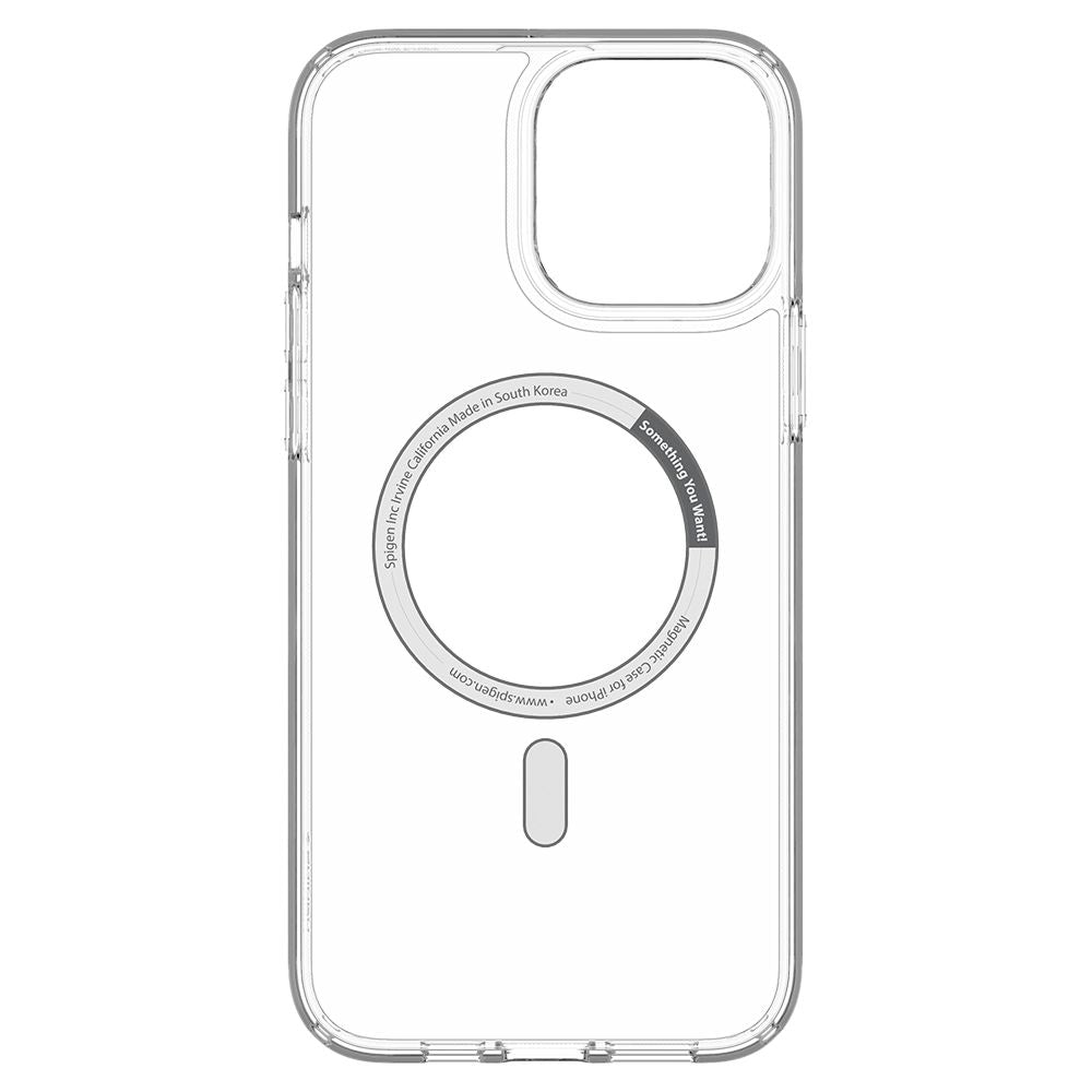 Spigen iPhone 13 Pro Max Ultra Hybrid Mag Σκληρή Θήκη με Πλαίσιο Σιλικόνης Και MagSafe - Graphite / Διάφανη