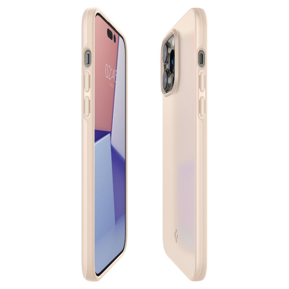 Spigen iPhone 14 Pro Thin Fit Σκληρή Θήκη - Sand Beige
