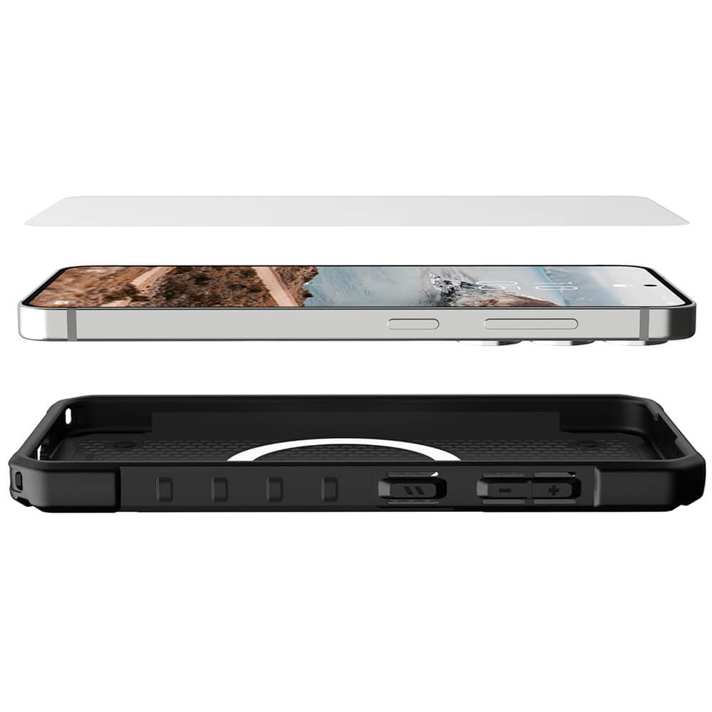 UAG Samsung Galaxy S25 Glass Shield 9H Αντιχαρακτικό Γυαλί Οθόνης με Κιτ Εγκατάστασης - Clear