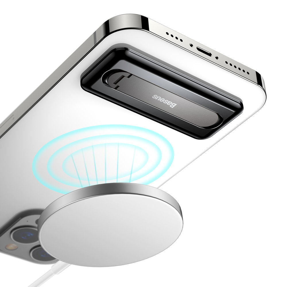 Baseus Self-Adhesive Foldable Phone Holder - Αυτοκόλλητο Stand Κινητού - Black - LUXZ000001