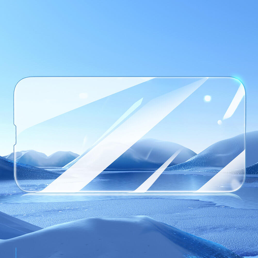 Joyroom iPhone 14 Pro Easy Fit Full Screen Tempered Glass Αντιχαρακτικό Γυαλί Οθόνης 9H - Διάφανο - JR-DH10