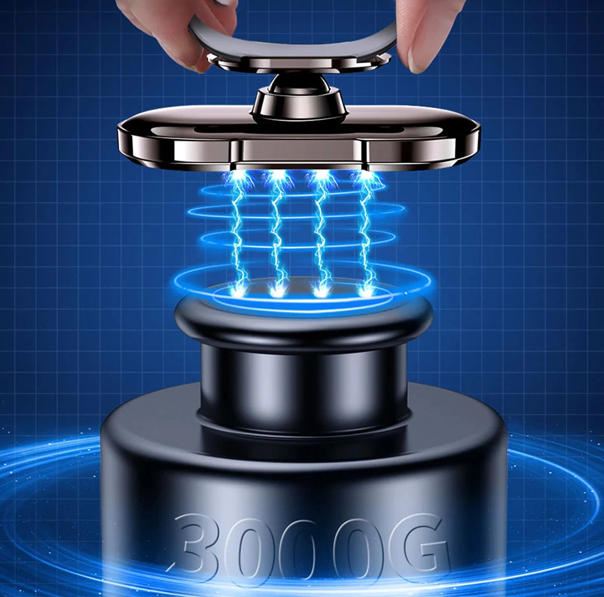 Joyroom Universal Μαγνητική Βάση για το Ταμπλό του Αυτοκινήτου - Grey - JR-ZS314