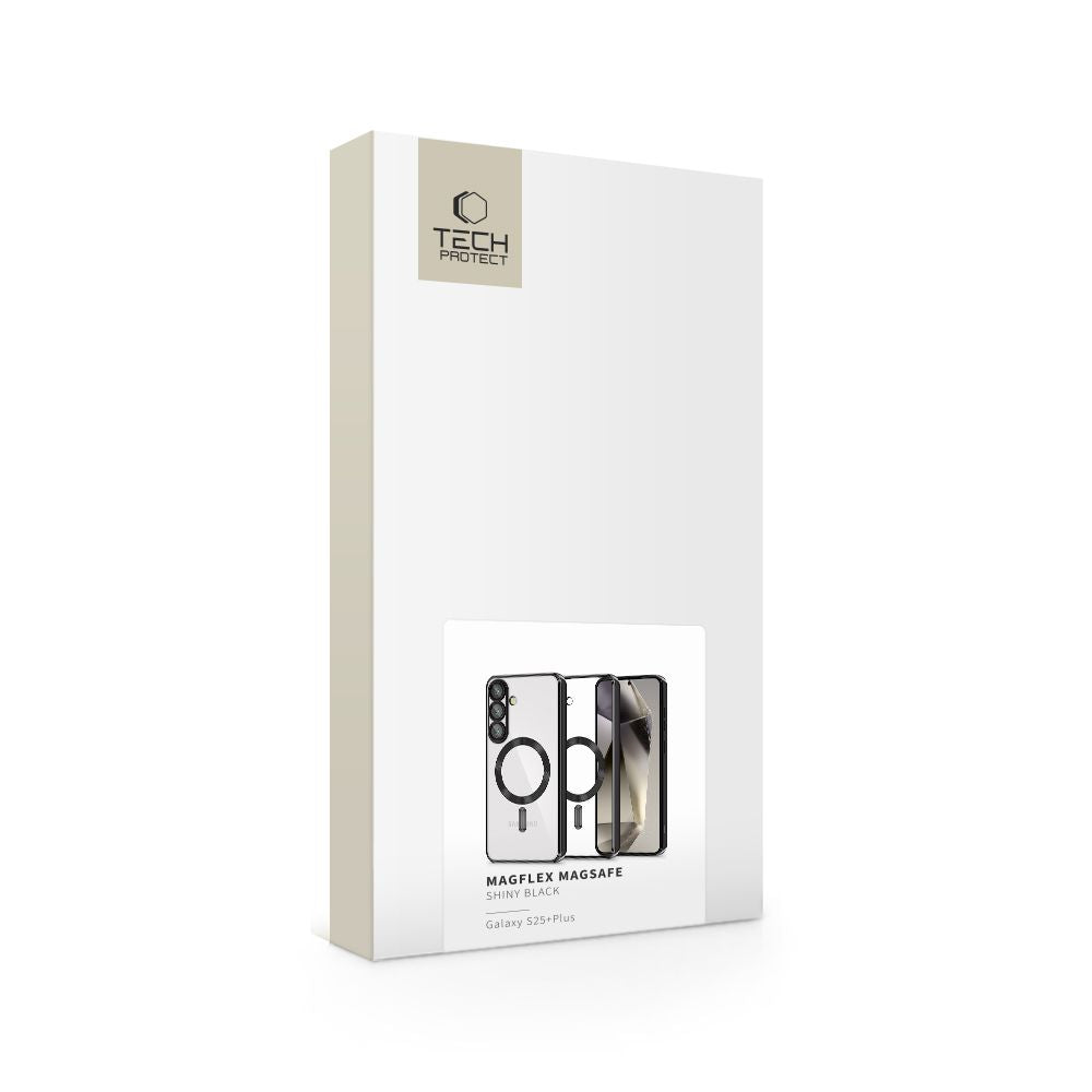 Tech-Protect Samsung Galaxy S25 Plus MagFlex Θήκη Σιλικόνης TPU με MagSafe - Shiny Black