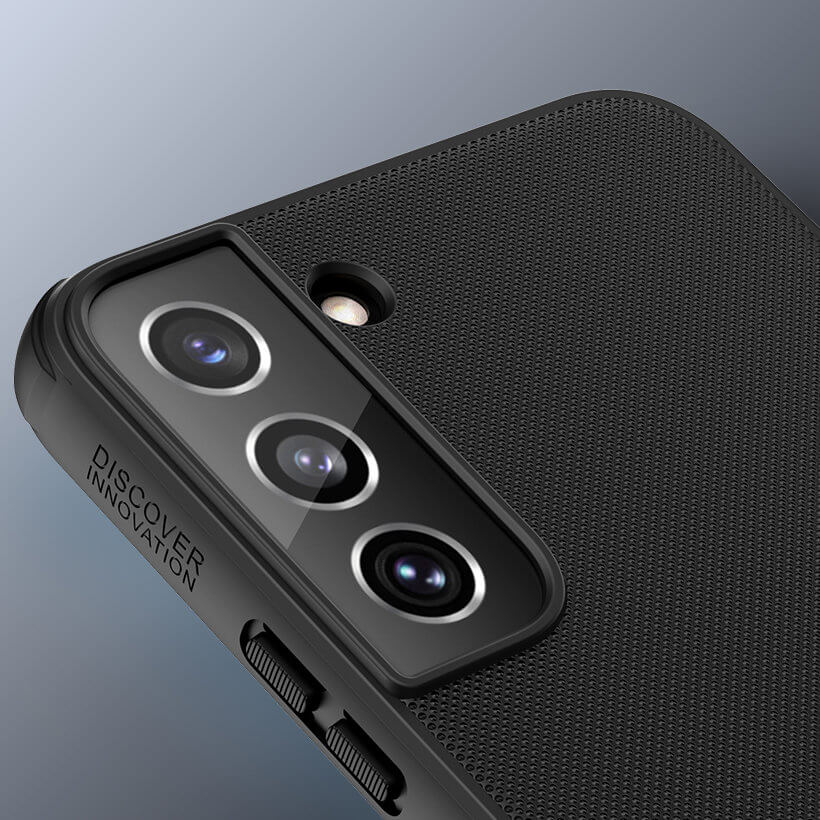 Nillkin Samsung Galaxy S22 Super Frosted Shield Pro Σκληρή Θήκη με Πλαίσιο Σιλικόνης - Black