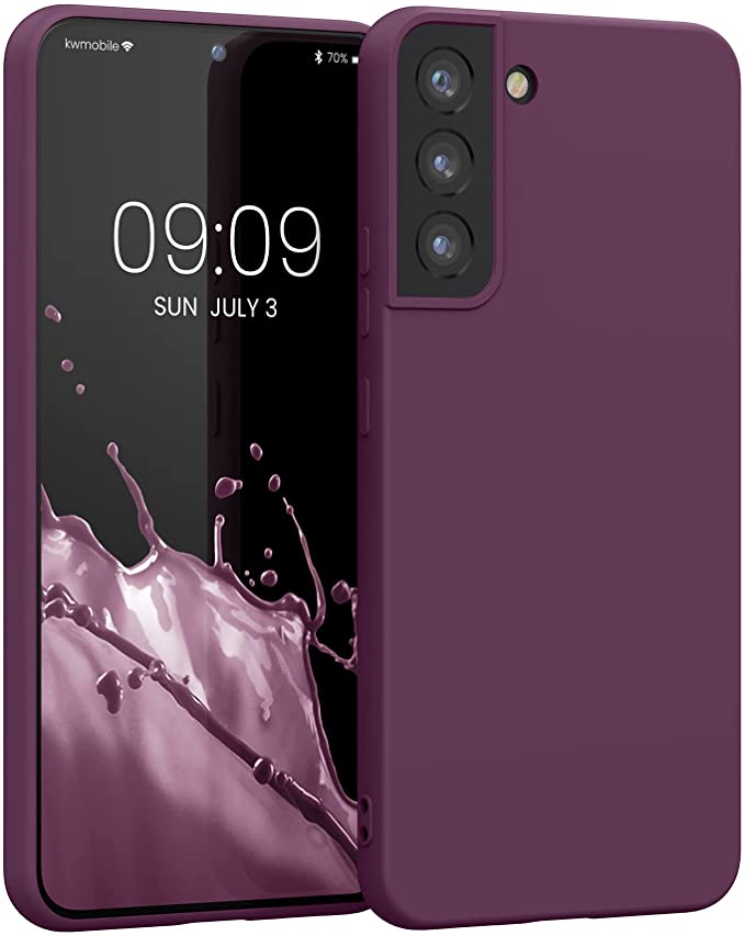 KW Samsung Galaxy S22 Plus Θήκη Σιλικόνης Rubberized TPU - Bordeaux Violet - 57569.187