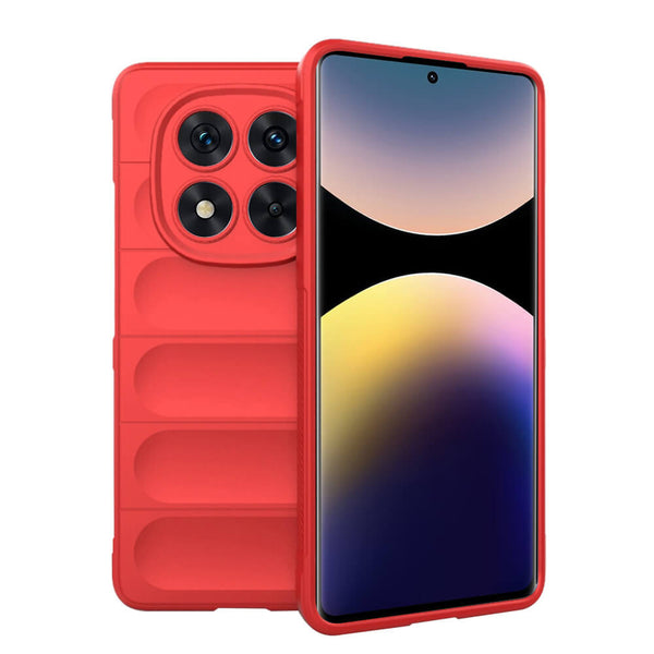 Techsuit Xiaomi Redmi Note 14 Pro 5G / Poco X7 Magic Shield Θήκη Σιλικόνης TPU - Red