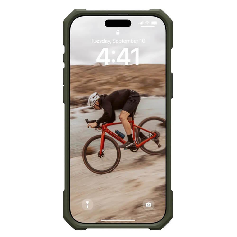 UAG iPhone 16 Pro Max Essential Armor MagSafe Θήκη Σιλικόνης TPU με MagSafe - Olive Drab