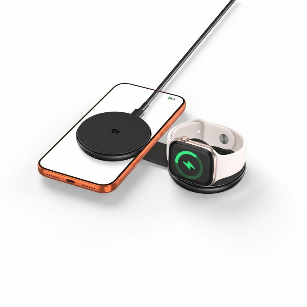 Tech-Protect 2in1 Ασύρματος MagSafe Φορτιστής 25W Qi2.2 - A55 - Black