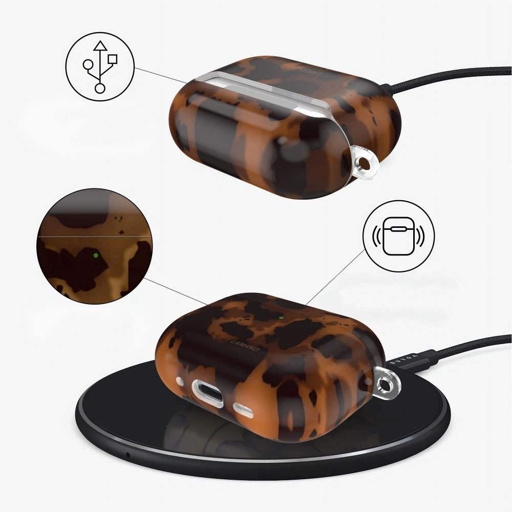 Tech - Protect AirPods Pro 1 / 2 - Θήκη από Σκληρό Πλαστικό - Lamano - Panther
