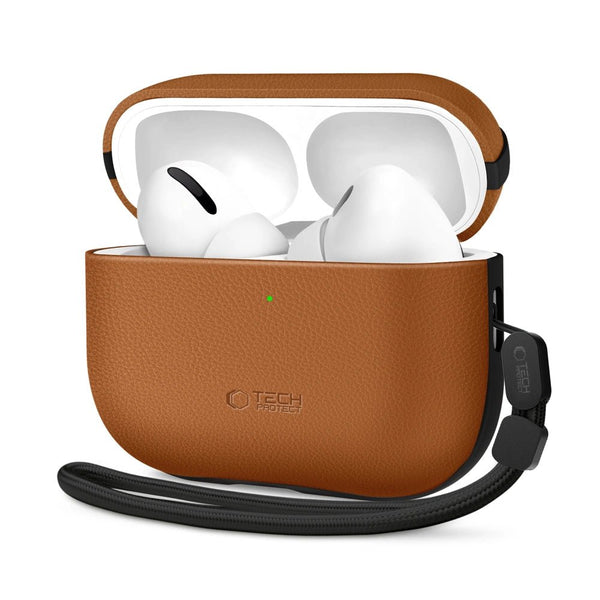 Tech - Protect AirPods Pro 3 - Δερμάτινη Θήκη - NaturalFit - Brown