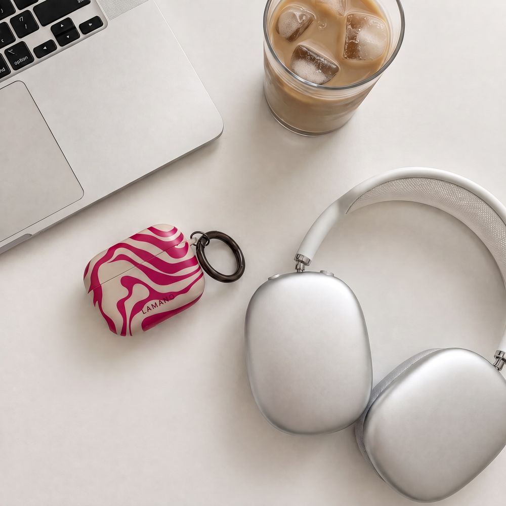 Tech-Protect AirPods Pro 3 - Θήκη από Σκληρό Πλαστικό - Lamano - Flamingo Bloom