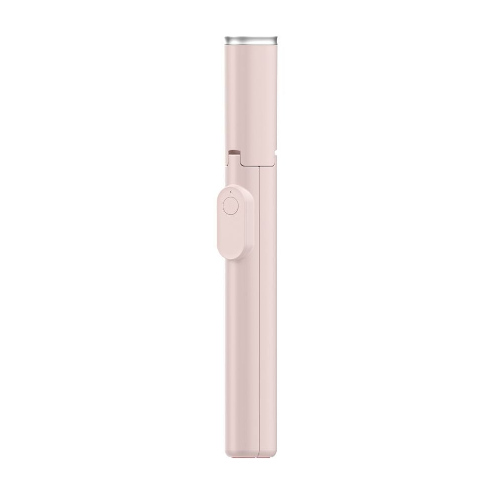 Tech - Protect Ασύρματο Bluetooth Selfie Stick με Τρίποδο και Τηλεχειριστήριο - L09S - Pink