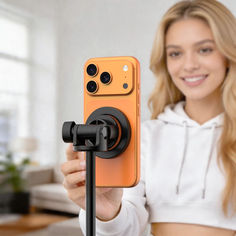 Tech-Protect Ασύρματο MagSafe Bluetooth Selfie Stick με Τρίποδο και Τηλεχειριστήριο - L03S - Black