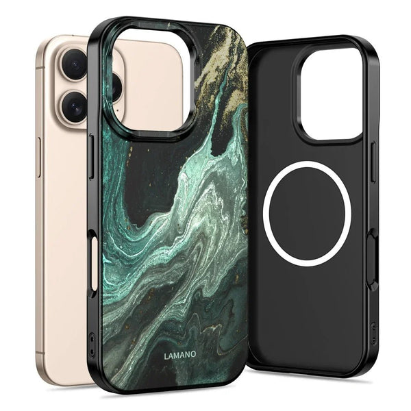 Tech - Protect iPhone 16 Pro Max - Lamano MagSafe - Σκληρή Θήκη με MagSafe - Verde Aura