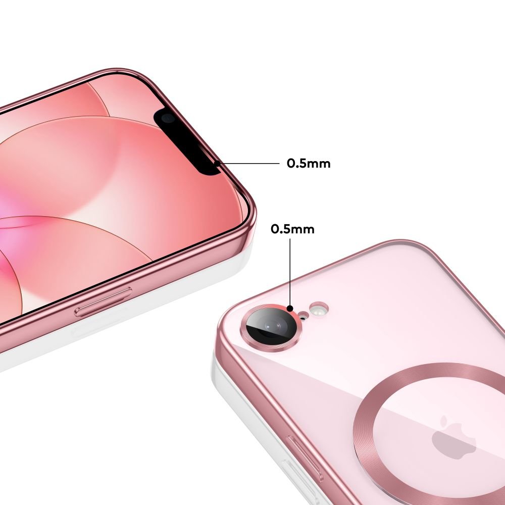 Tech - Protect iPhone 16e / iPhone 17e - Θήκη Σιλικόνης TPU με MagSafe - MagFlex - Rose Gold