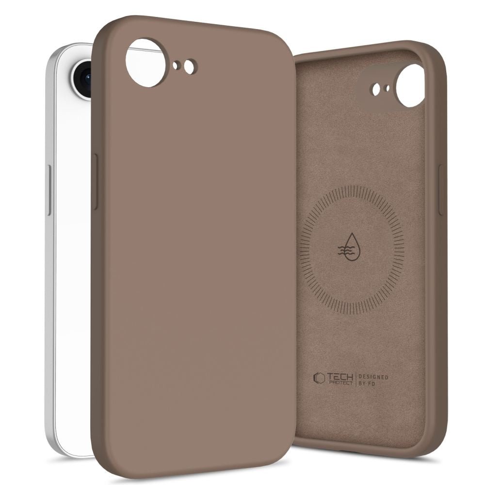 Tech - Protect iPhone 16e / iPhone 17e - Θήκη Σιλικόνης TPU - Silicone MagSafe - Chocolate Brown