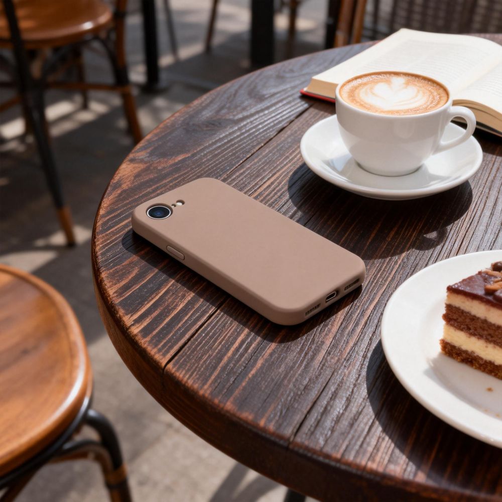 Tech - Protect iPhone 16e / iPhone 17e - Θήκη Σιλικόνης TPU - Silicone MagSafe - Chocolate Brown
