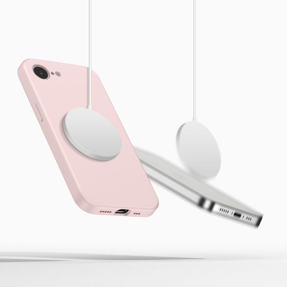 Tech - Protect iPhone 16e / iPhone 17e - Θήκη Σιλικόνης TPU - Silicone MagSafe - Pink Pearl