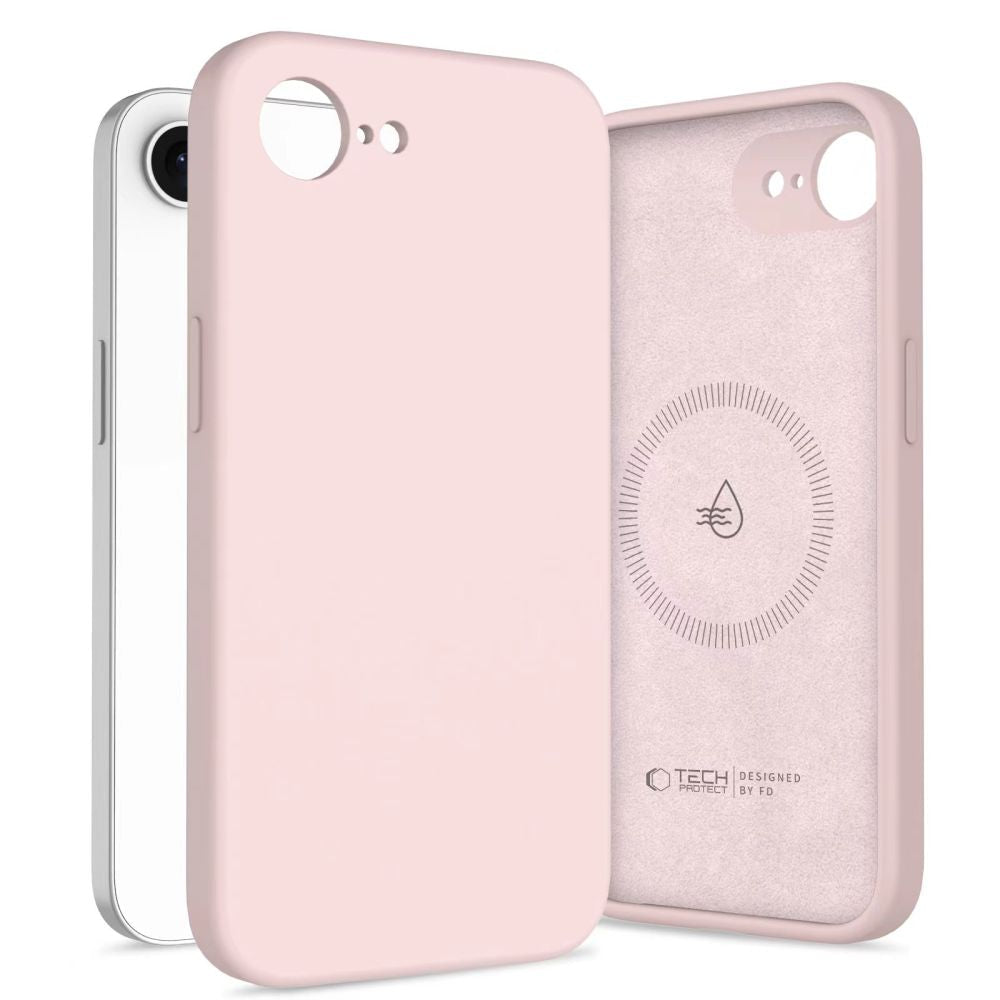 Tech - Protect iPhone 16e / iPhone 17e - Θήκη Σιλικόνης TPU - Silicone MagSafe - Pink Pearl