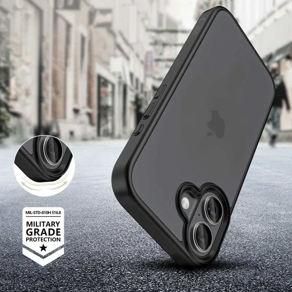 Tech - Protect iPhone 17 - MagMat - Σκληρή Θήκη με Πλαίσιο Σιλικόνης - Matte Black