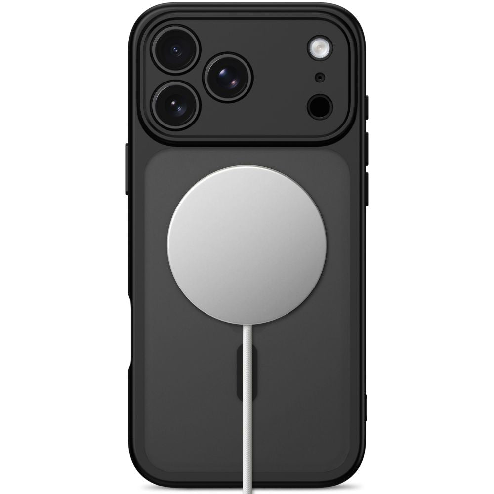 Tech-Protect iPhone 17 Pro / 18 Pro - Σκληρή Θήκη με Πλαίσιο Σιλικόνης και MagSafe - BasicMag - Matte Black