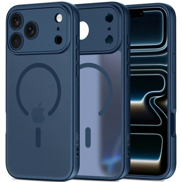Tech - Protect iPhone 17 Pro BasicMag - Σκληρή Θήκη με Πλαίσιο Σιλικόνης και MagSafe - Matte Deep Blue