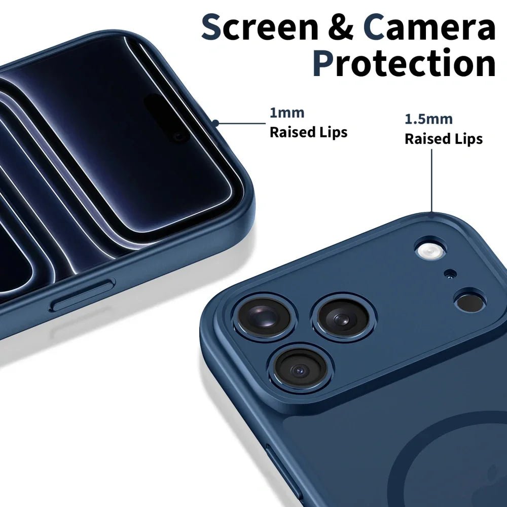 Tech - Protect iPhone 17 Pro BasicMag - Σκληρή Θήκη με Πλαίσιο Σιλικόνης και MagSafe - Matte Deep Blue