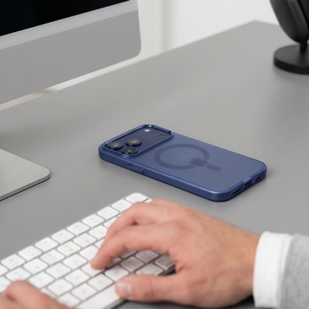 Tech-Protect iPhone 17 Pro / iPhone 18 Pro - Σκληρή Θήκη - MagZero MagSafe - Matte Deep Blue