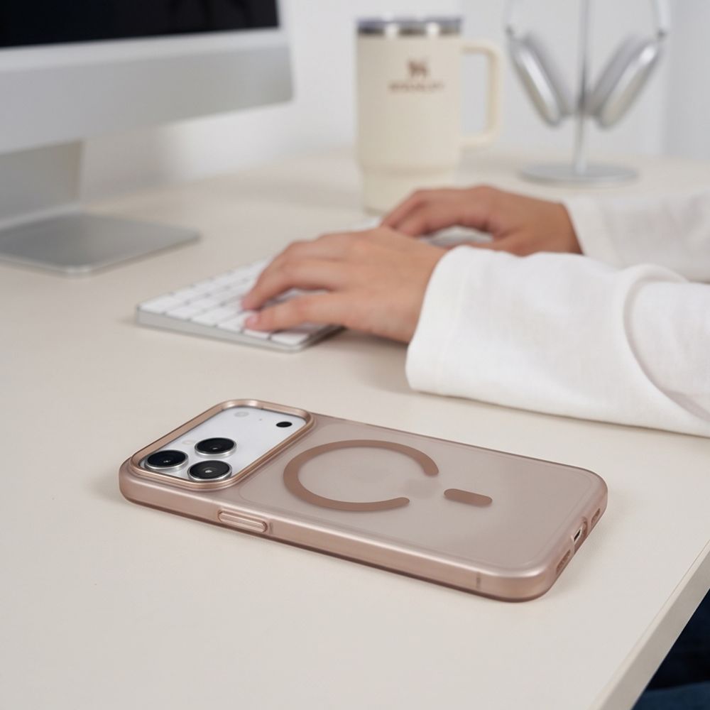 Tech-Protect iPhone 17 Pro / iPhone 18 Pro - Σκληρή Θήκη - MagZero MagSafe - Matte Desert Gold