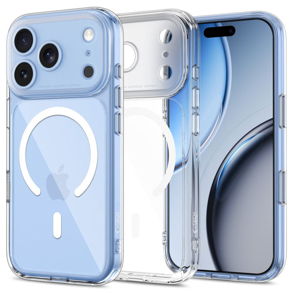 Tech-Protect iPhone 17 Pro / iPhone 18 Pro - Σκληρή Θήκη με Πλαίσιο Σιλικόνης - MagPeak MagSafe CC - Clear
