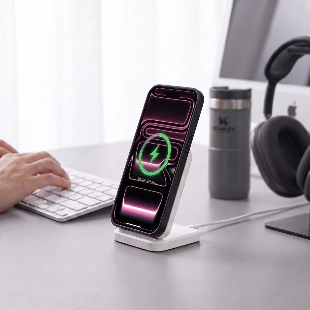 Tech-Protect iPhone 17 Pro / iPhone 18 Pro - Θήκη Πορτοφόλι Stand από Δερματίνη με Αποσπώμενη θήκη MagSafe - Mulberry