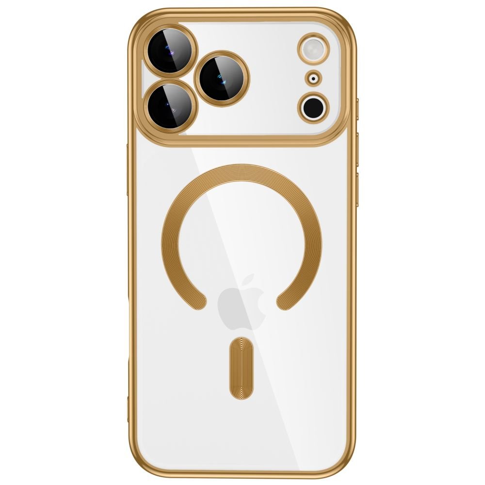 Tech-Protect iPhone 17 Pro / iPhone 18 Pro - Θήκη Σιλικόνης TPU με MagSafe - MagFlex - Shiny Gold