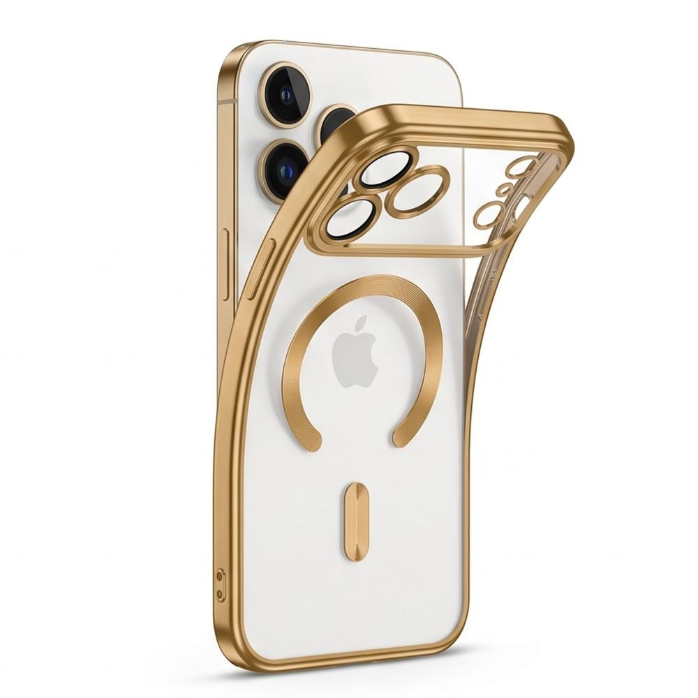 Tech-Protect iPhone 17 Pro / iPhone 18 Pro - Θήκη Σιλικόνης TPU με MagSafe - MagFlex - Shiny Gold