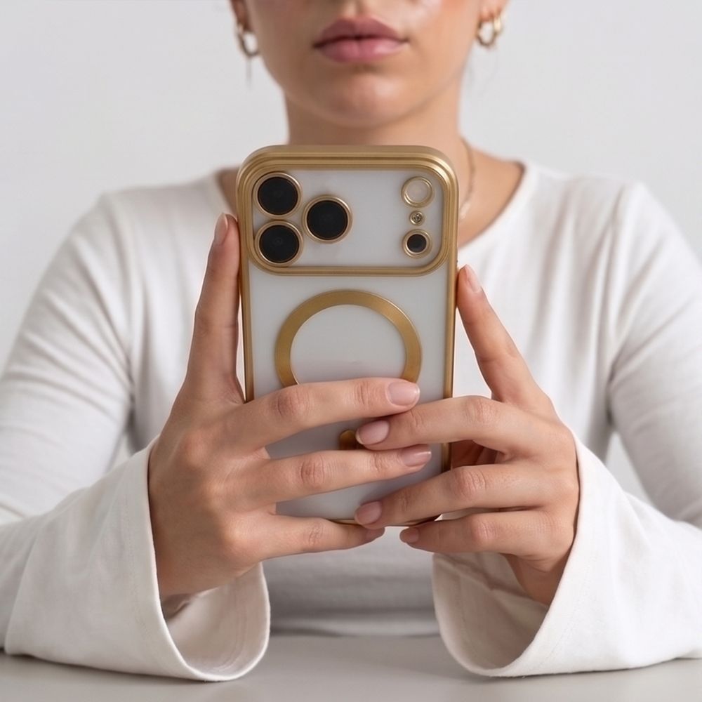 Tech-Protect iPhone 17 Pro / iPhone 18 Pro - Θήκη Σιλικόνης TPU με MagSafe - MagFlex - Shiny Gold