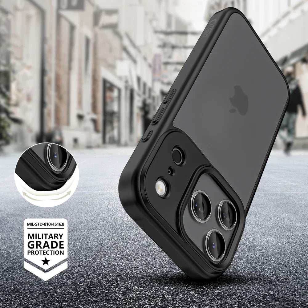 Tech - Protect iPhone 17 Pro - MagMat - Σκληρή Θήκη με Πλαίσιο Σιλικόνης - Matte Black