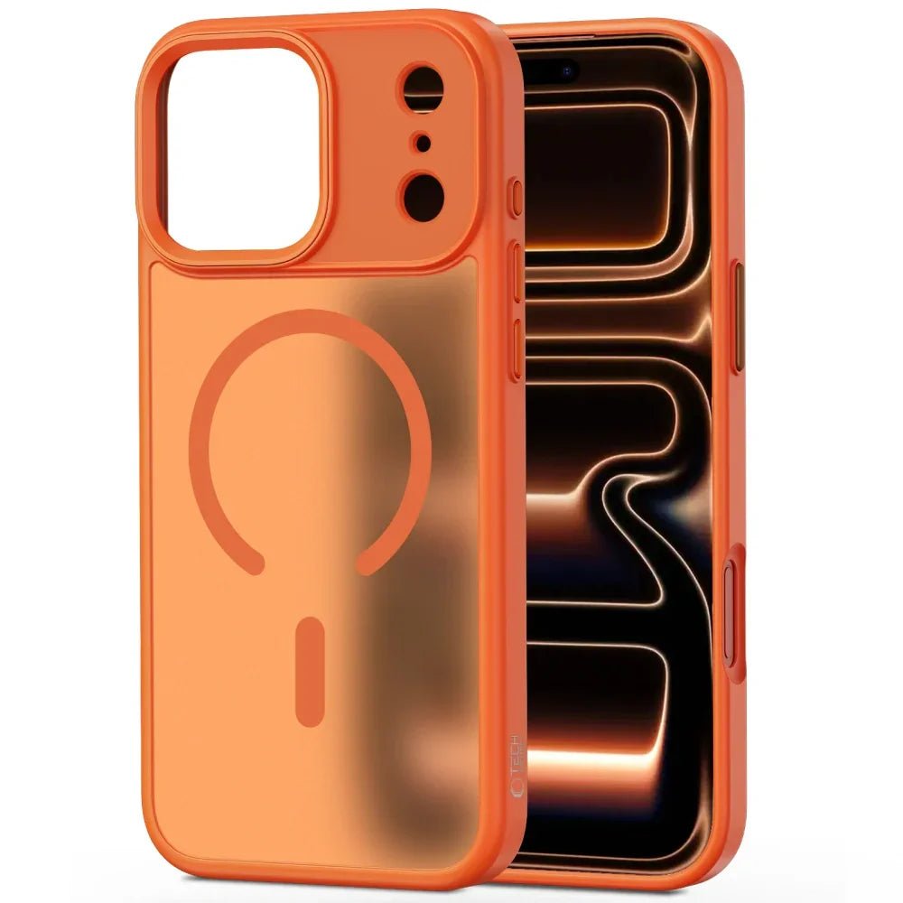 Tech - Protect iPhone 17 Pro - MagMat MagSafe - Σκληρή Θήκη με Πλαίσιο Σιλικόνης και MagSafe - Matte Cosmic Orange
