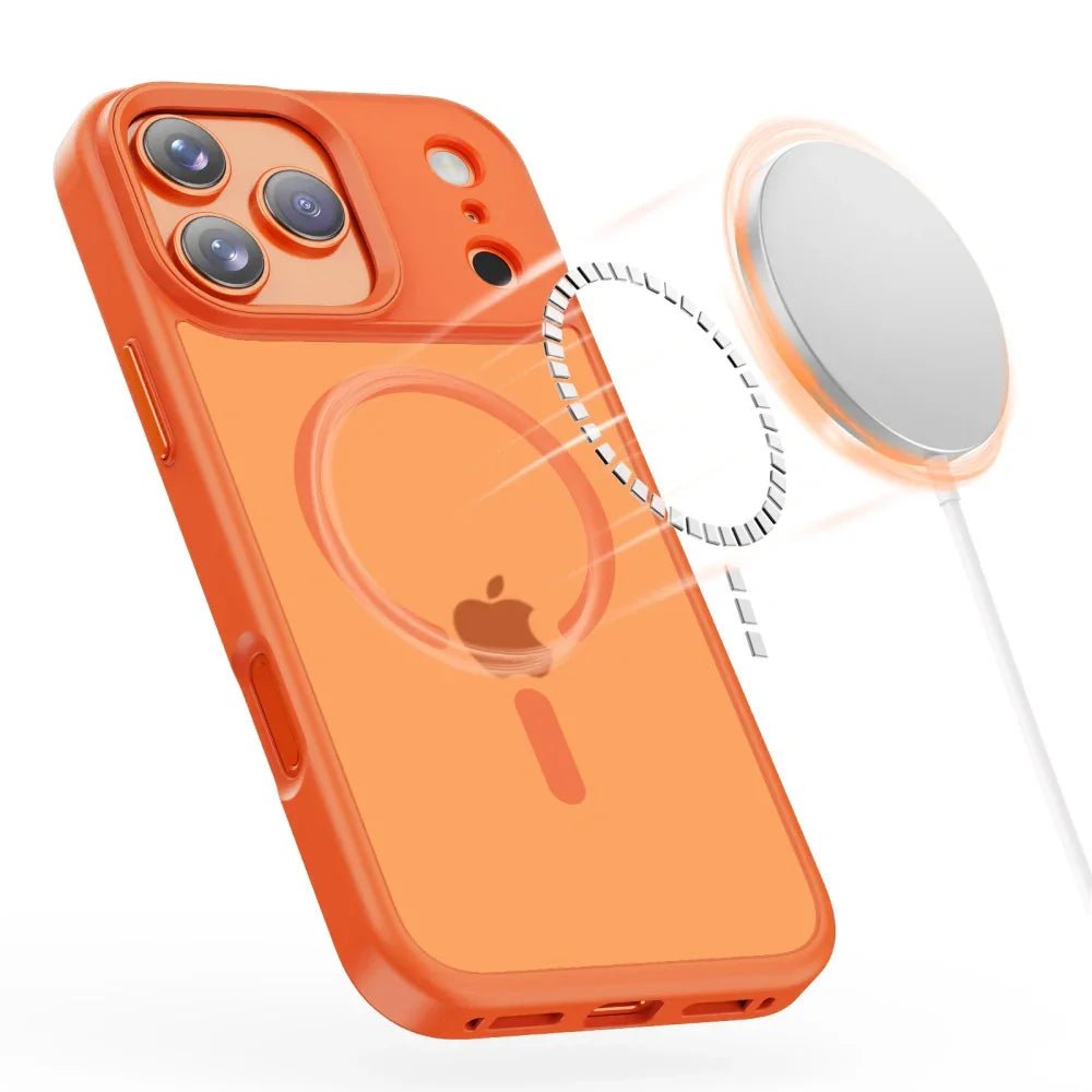 Tech - Protect iPhone 17 Pro - MagMat MagSafe - Σκληρή Θήκη με Πλαίσιο Σιλικόνης και MagSafe - Matte Cosmic Orange