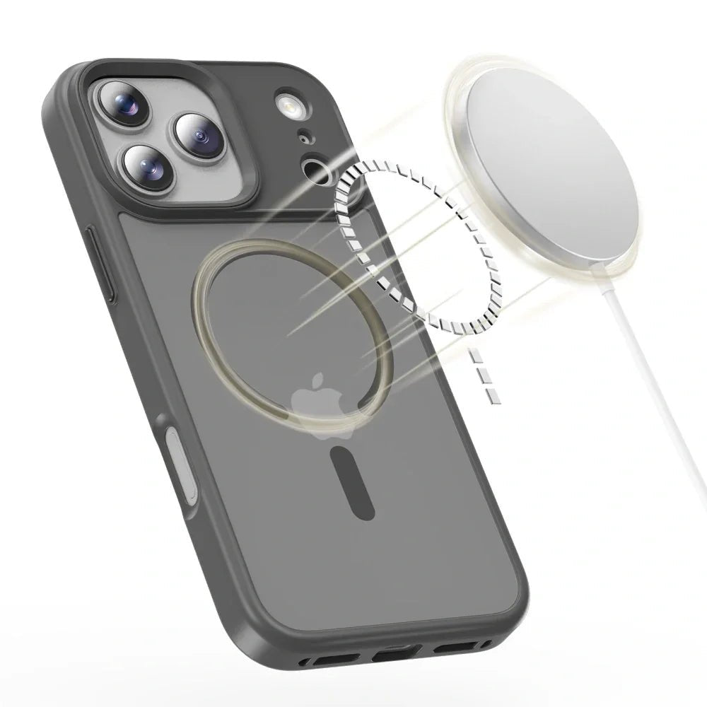 Tech - Protect iPhone 17 Pro - MagMat MagSafe - Σκληρή Θήκη με Πλαίσιο Σιλικόνης και MagSafe - Matte Crayon Grey