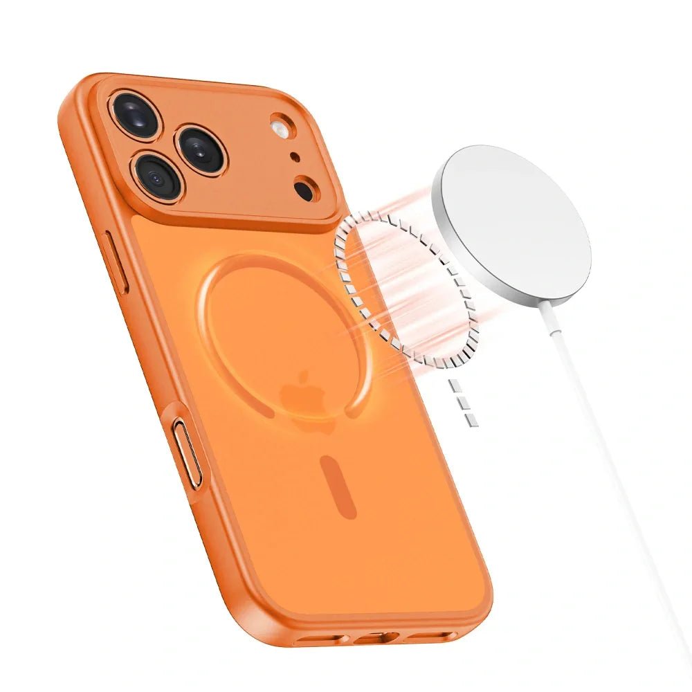 Tech - Protect iPhone 17 Pro Max BasicMag - Σκληρή Θήκη με Πλαίσιο Σιλικόνης και MagSafe - Matte Cosmic Orange