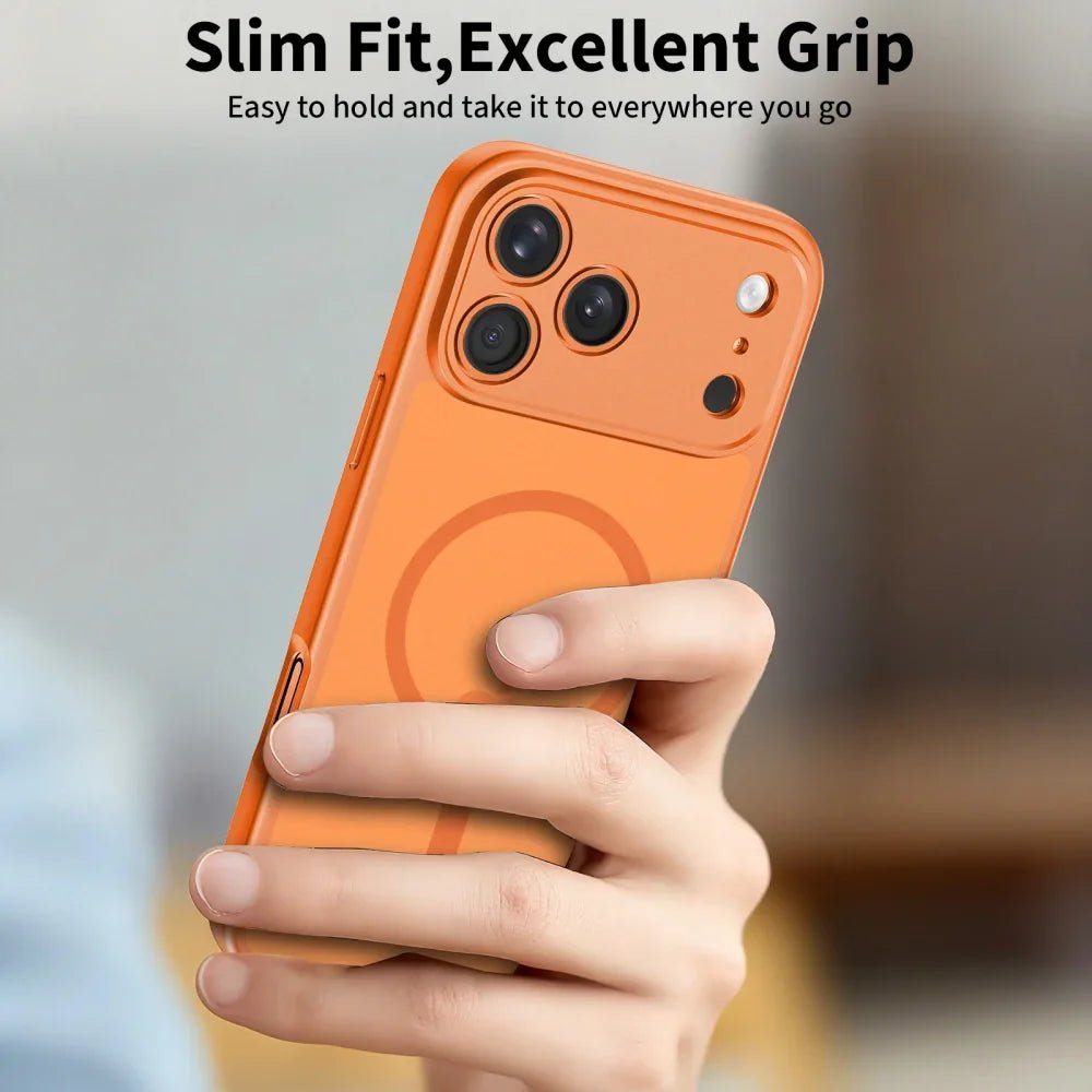 Tech - Protect iPhone 17 Pro Max BasicMag - Σκληρή Θήκη με Πλαίσιο Σιλικόνης και MagSafe - Matte Cosmic Orange