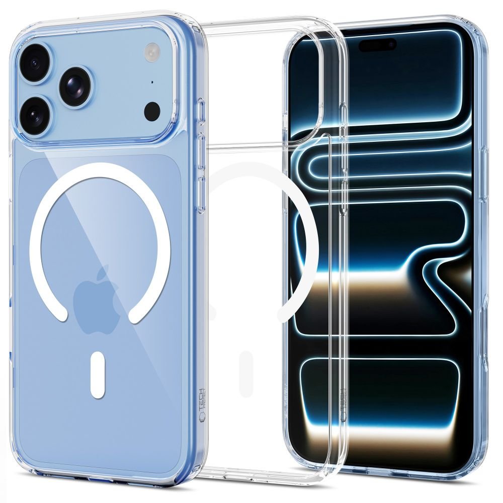 Tech-Protect iPhone 17 Pro Max / iPhone 18 Pro Max - Flexair Hybrid MagSafe - Σκληρή Θήκη με Πλαίσιο Σιλικόνης και MagSafe - Clear