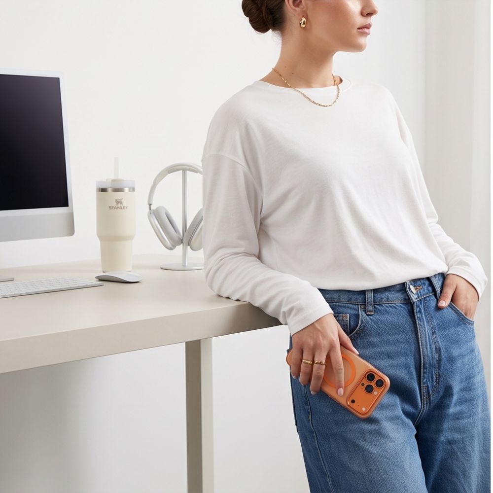 Tech-Protect iPhone 17 Pro Max / iPhone 18 Pro Max - Σκληρή Θήκη - MagZero MagSafe - Matte Cosmic Orange