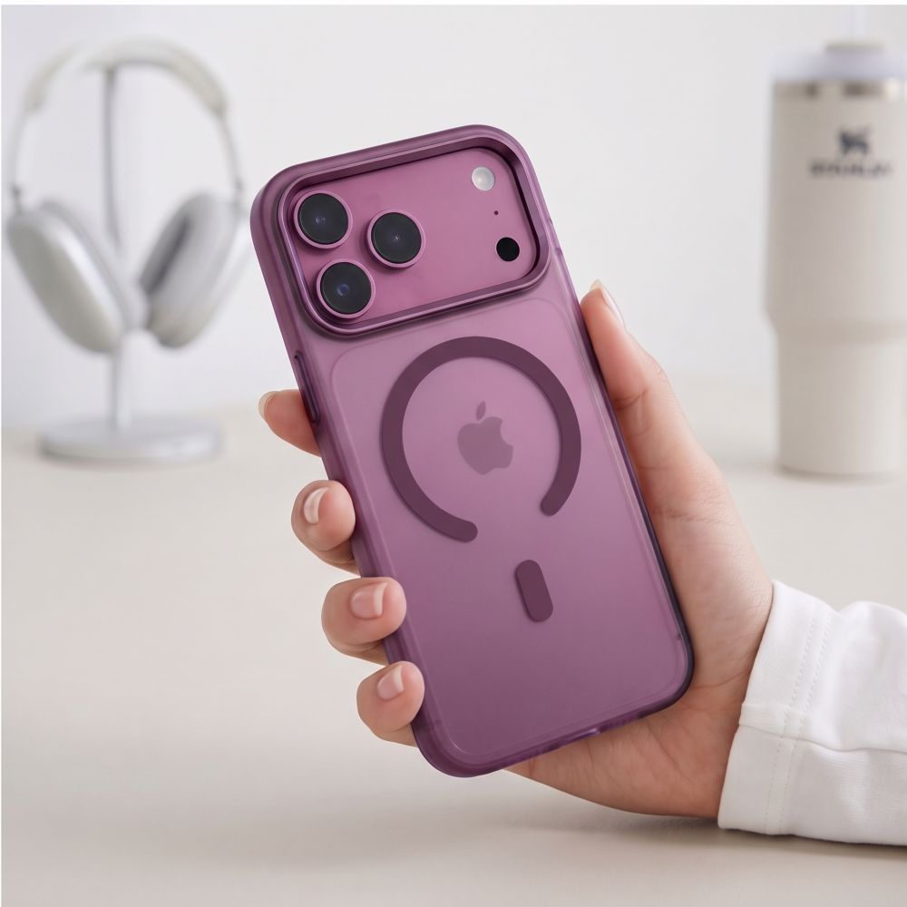 Tech-Protect iPhone 17 Pro Max / iPhone 18 Pro Max - Σκληρή Θήκη - MagZero MagSafe - Matte Dark Cherry