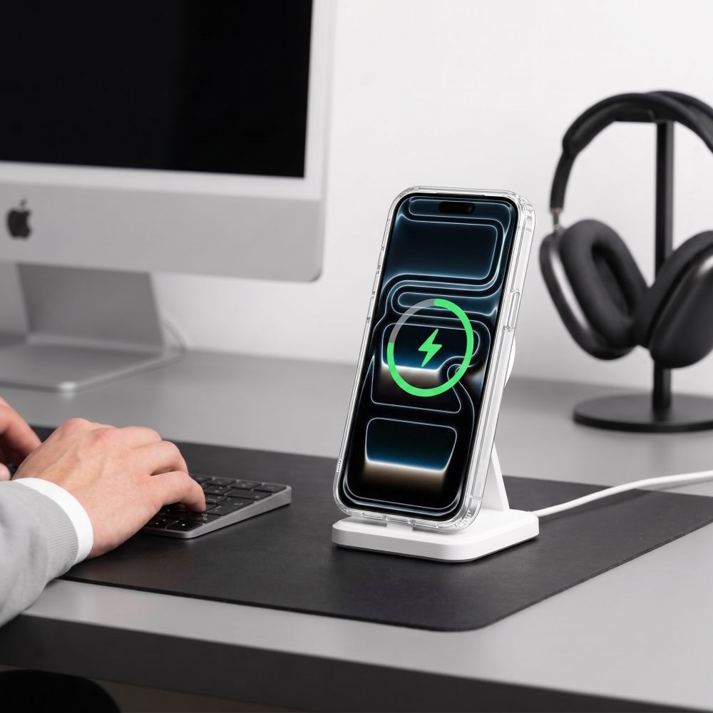 Tech-Protect iPhone 17 Pro Max / iPhone 18 Pro Max - Σκληρή Θήκη με Πλαίσιο Σιλικόνης και Stand - Magstand MagSafe CC - Clear