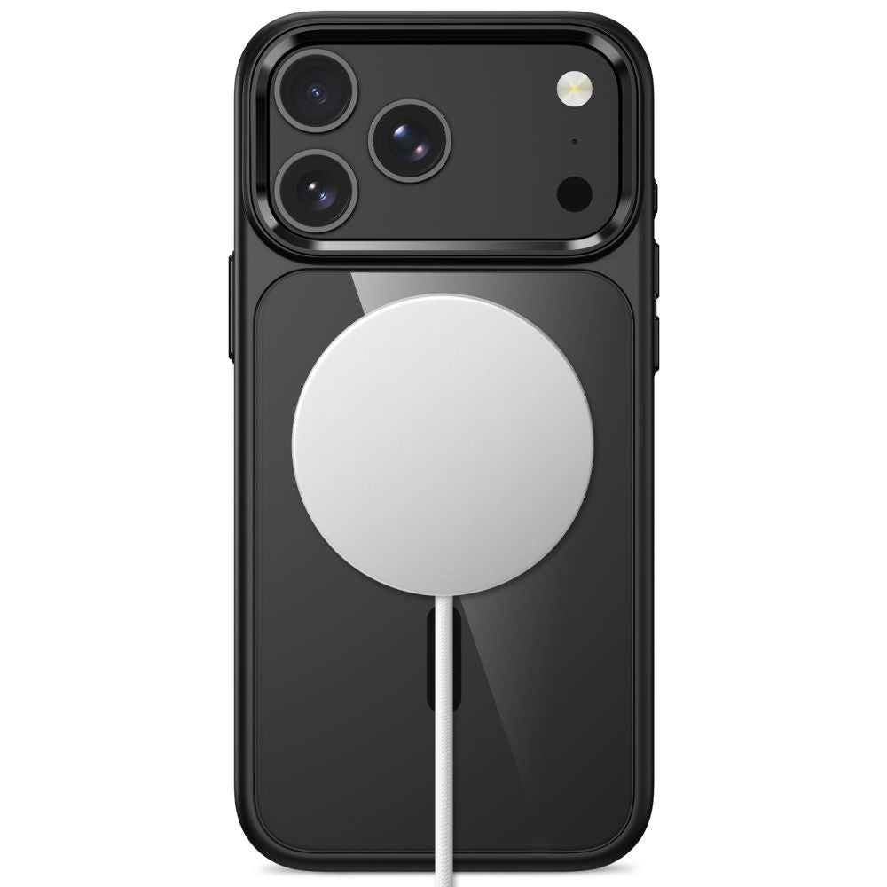 Tech-Protect iPhone 17 Pro Max / iPhone 18 Pro Max - Σκληρή Θήκη με Πλαίσιο Σιλικόνης - MagMat MagSafe CC - Black / Clear