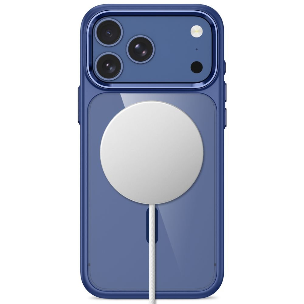 Tech-Protect iPhone 17 Pro Max / iPhone 18 Pro Max - Σκληρή Θήκη με Πλαίσιο Σιλικόνης - MagMat MagSafe CC - Deep Blue / Clear