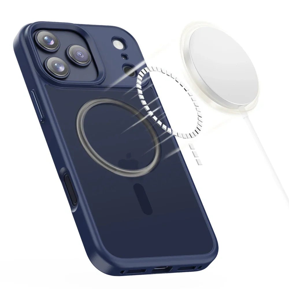 Tech - Protect iPhone 17 Pro Max - MagMat MagSafe - Σκληρή Θήκη με Πλαίσιο Σιλικόνης και MagSafe - Matte Deep Blue